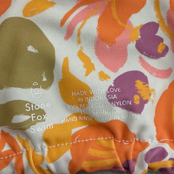Stone fox swim Isobel Bikini Top - bloom print - Picture 3 of 4